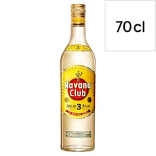 Havana Club 3 Year Old White Rum 70Cl