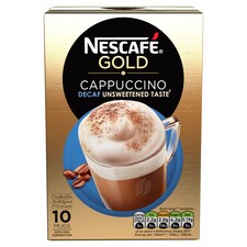 Nescafe Gold Cappuccino Decaf Unsweetened 150g