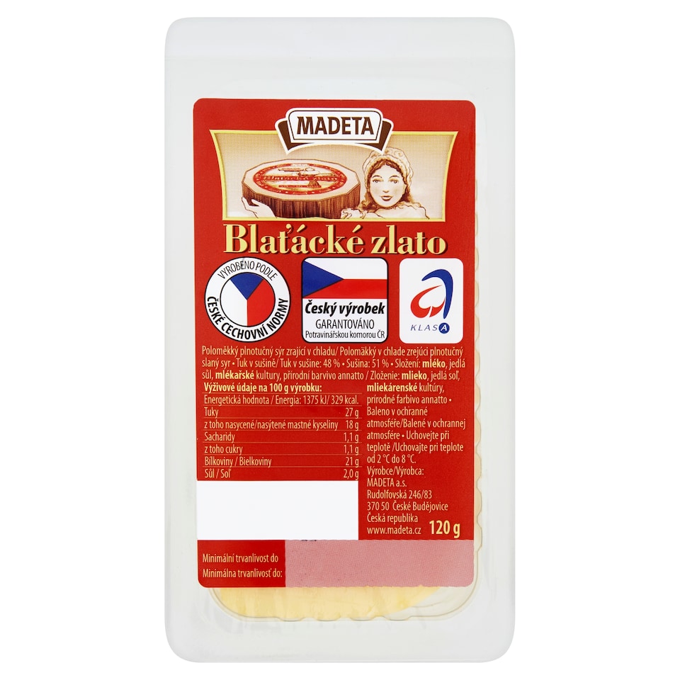 image 1 of Madeta Blaťácké Zlato 120g