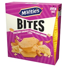 McVitie's Bites Mature Cheddar & Caramelised Onion 125g