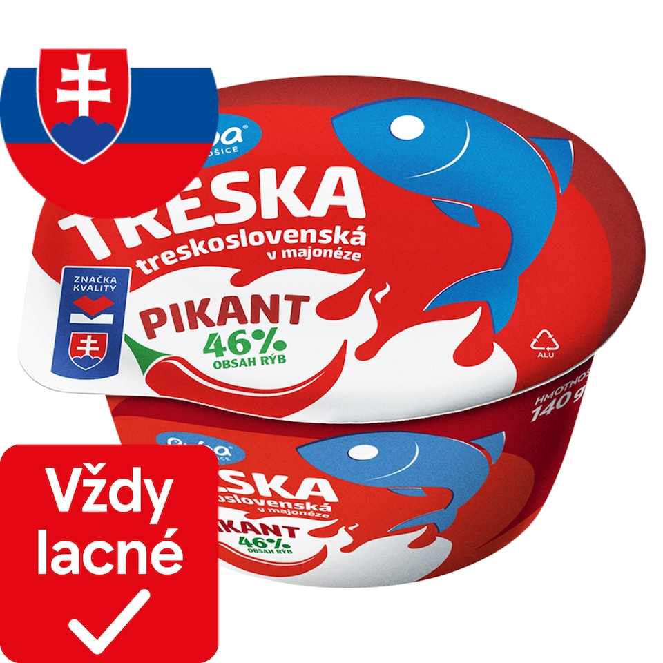 Ryba Košice Cod Cod-Slovak in Mayonnaise Spicy 140 g