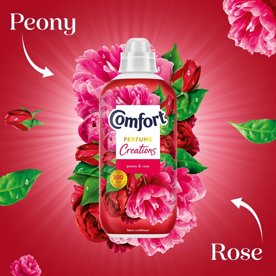 image 1 of Comfort Creations Peony & Rose Conditioner 48 Washes 1440Ml