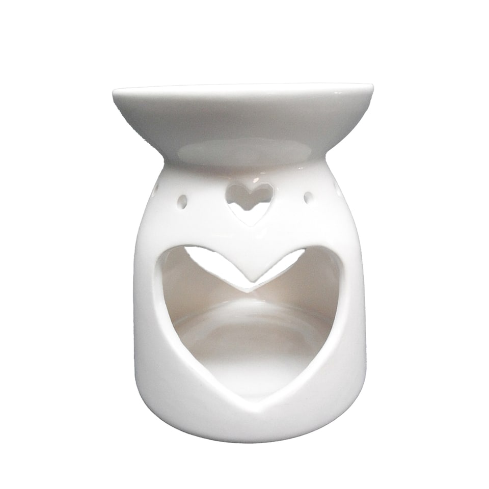 Candlelight White Ceramic Wax Melt Burner