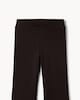 image 5 of F&F Girls Cotton Rich Ribbed Leggings in Brown