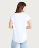 image 3 of F&F Pure Cotton Short Sleeved T-Shirt in White