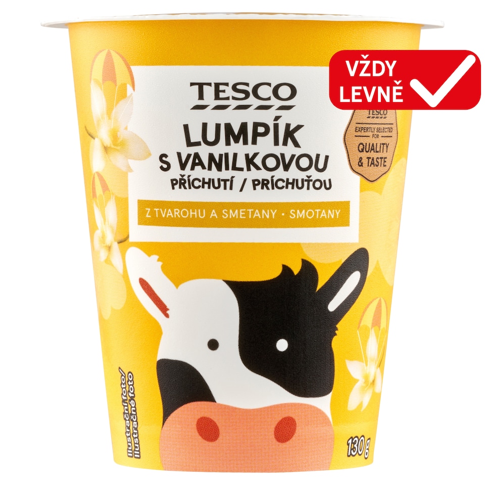 Tesco Lumpík s vanilkovou příchutí 130g
