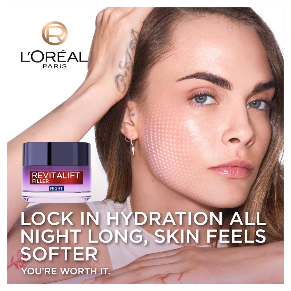 image 1 of L'Oreal Revitalift Fill Night Cream 50Ml