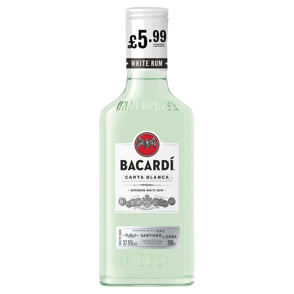 image 1 of Bacardi White Rum 20Cl