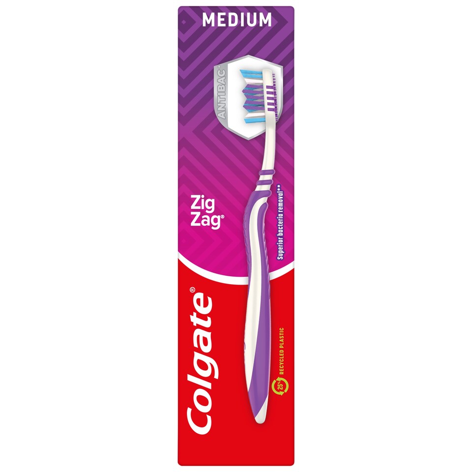 image 1 of Colgate Toothbrush Zig Zag Compact Medium