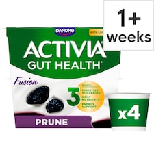 Activia Gut Health Fusion Yoghurt - Prune 4x120g