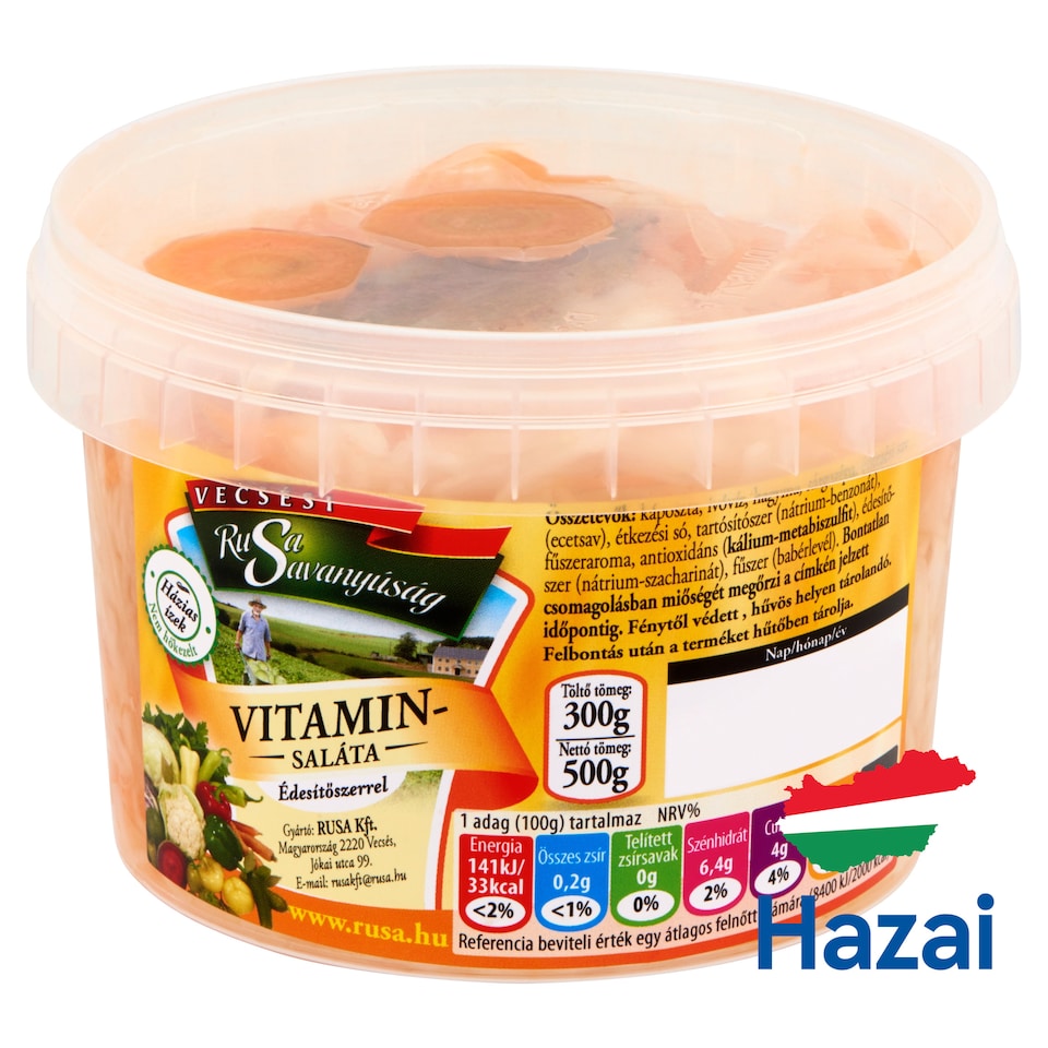 Rusa Savanyúság Vitamin Salad with Sweetener 500 g