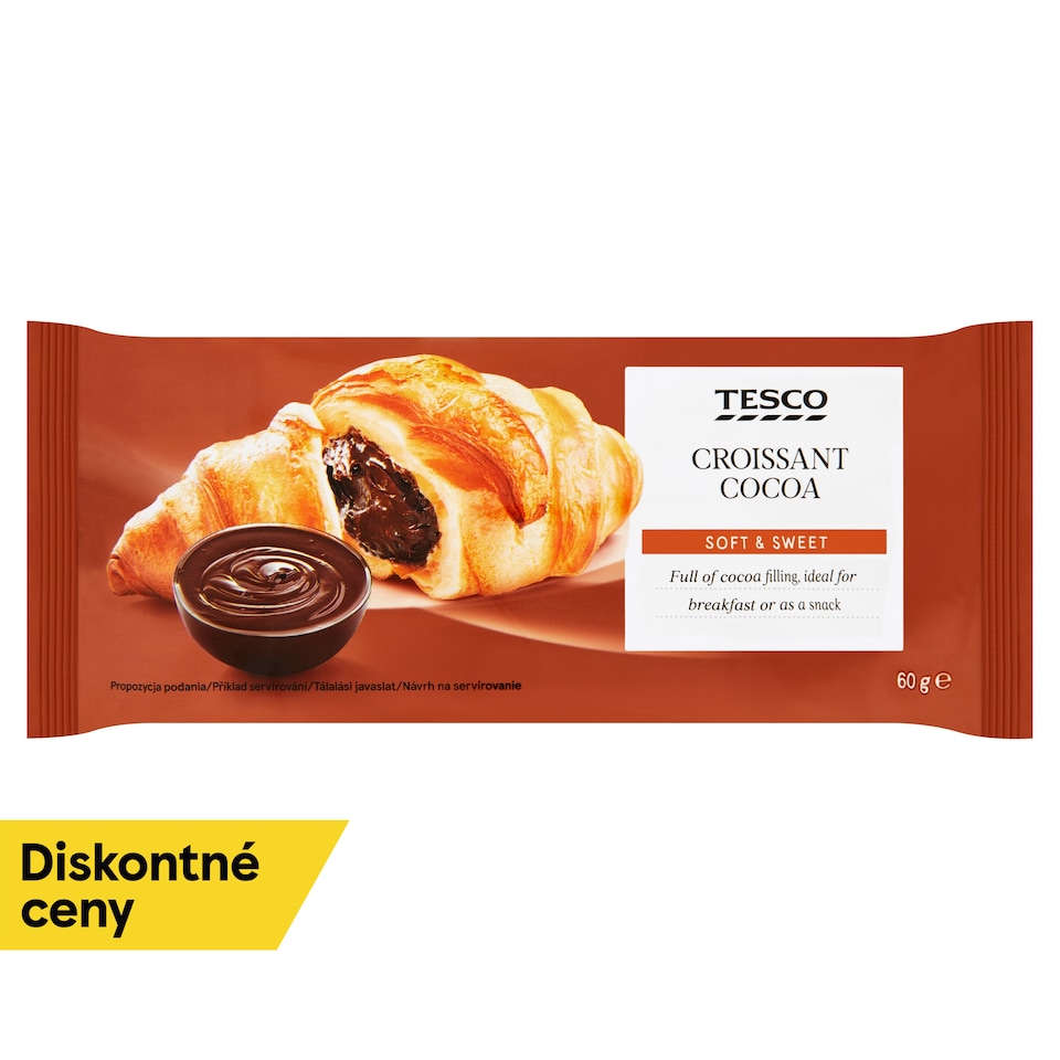 Tesco Croissant Cocoa 60 g