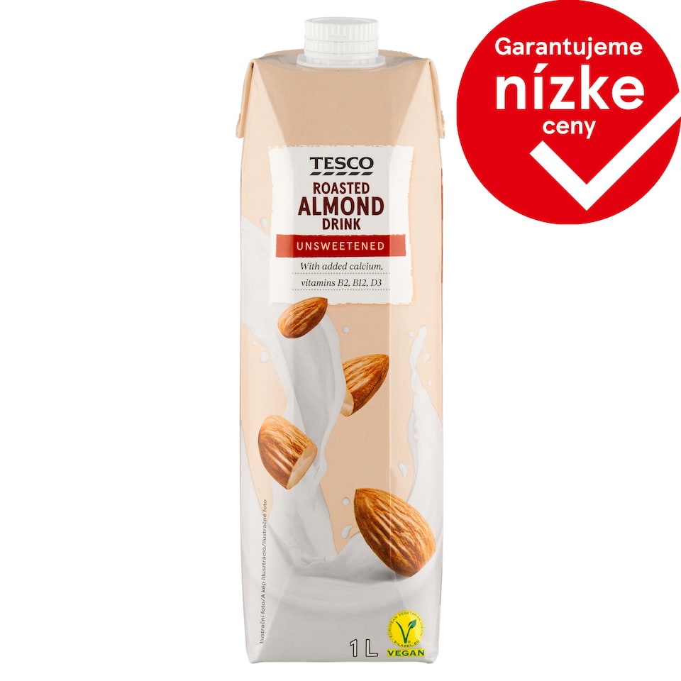 Tesco Mandľový nápoj nesladený 1 l