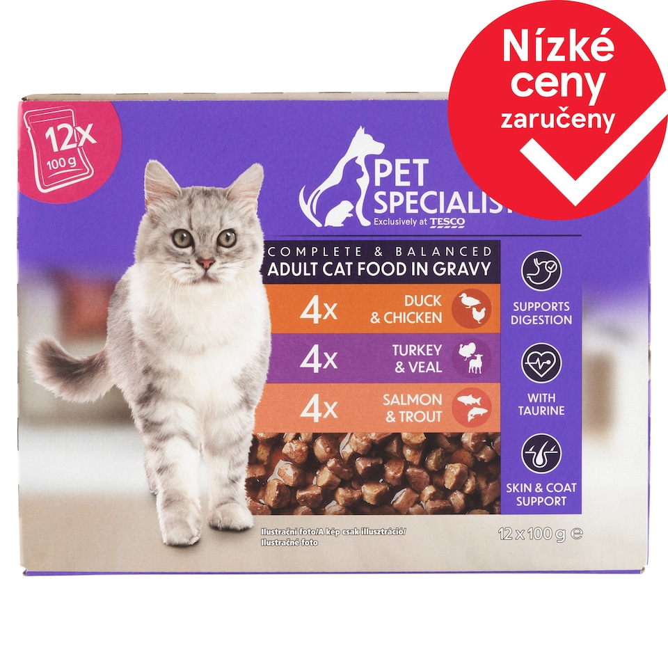 Pet Specialist Chunks in Gravy 12 x 100g (1200g)