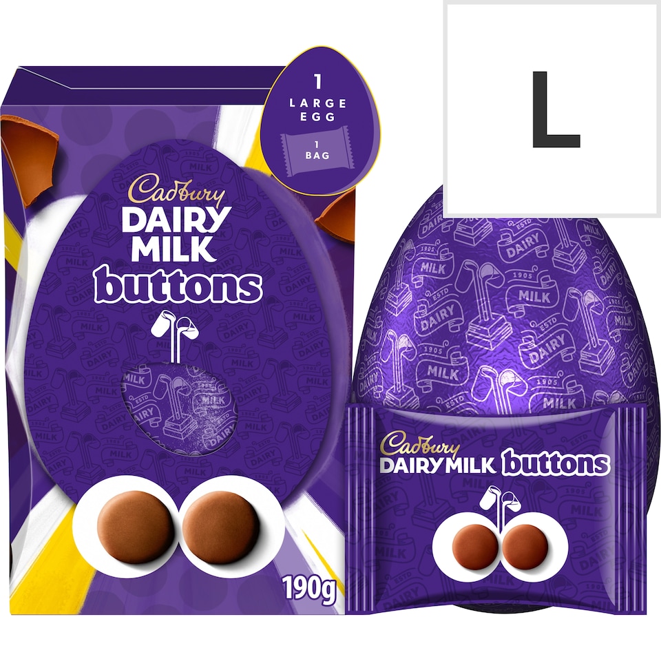 Cadbury Dairy Milk Buttons 190g