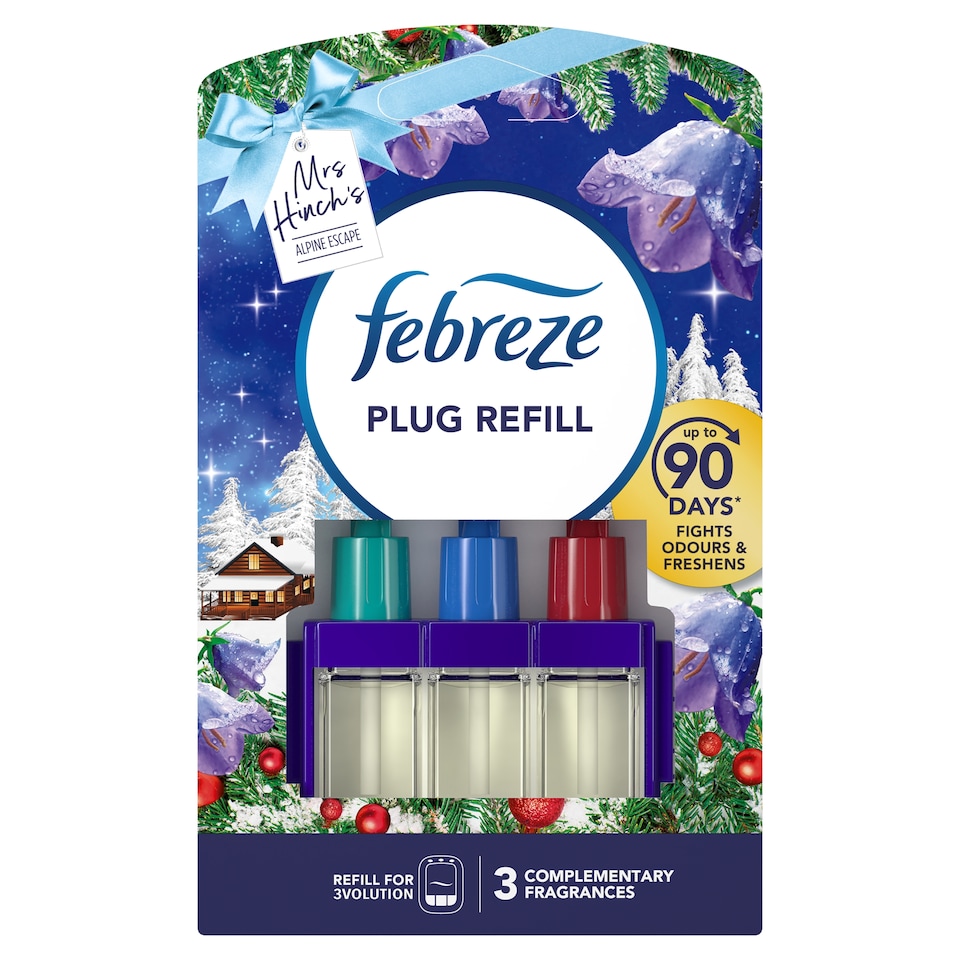 image 1 of Febreze Plug Refill Mrs Hinch's Alpine Escape 20ml
