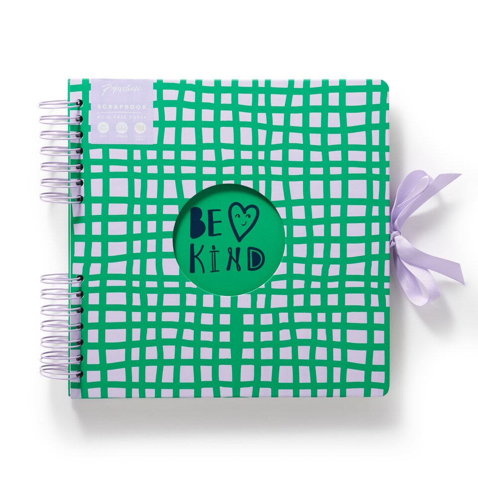 image 1 of Paperchase Artful Scribble Square Scrap Book