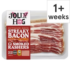 The Jolly Hog Smoked Streaky Bacon 180g