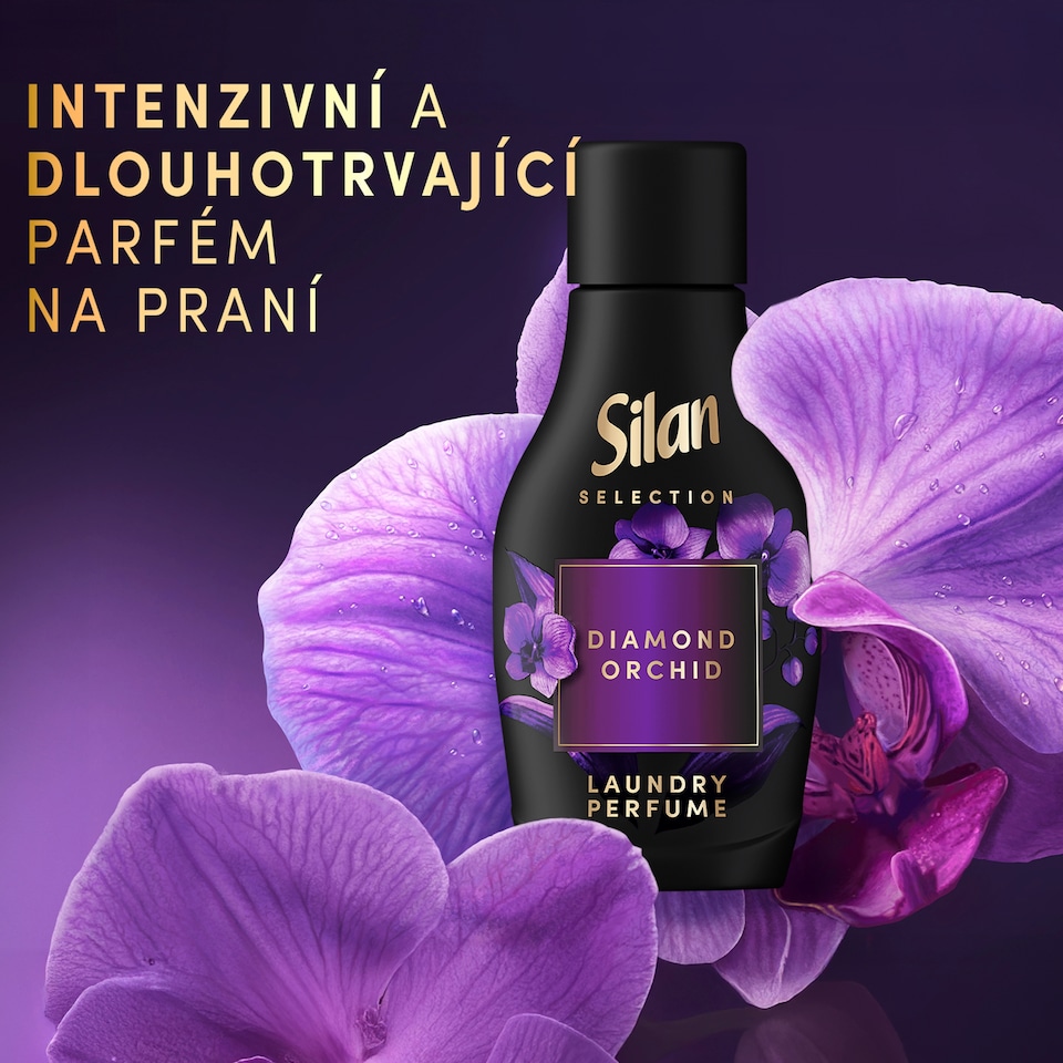 Obrázek 1 pro produkt Silan Diamond Orchid parfém na praní 30 praní 540ml