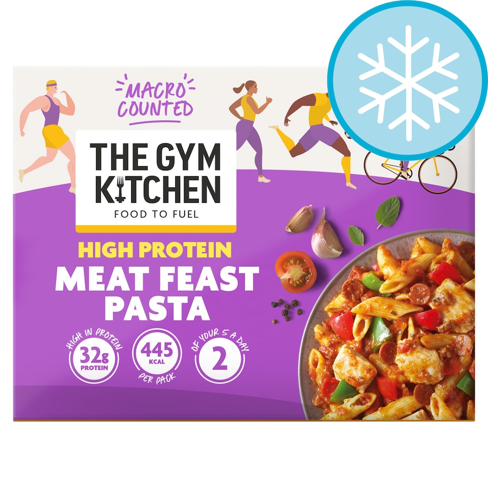 image 1 of The Gym Kitchen Meat Feast Pasta 400g