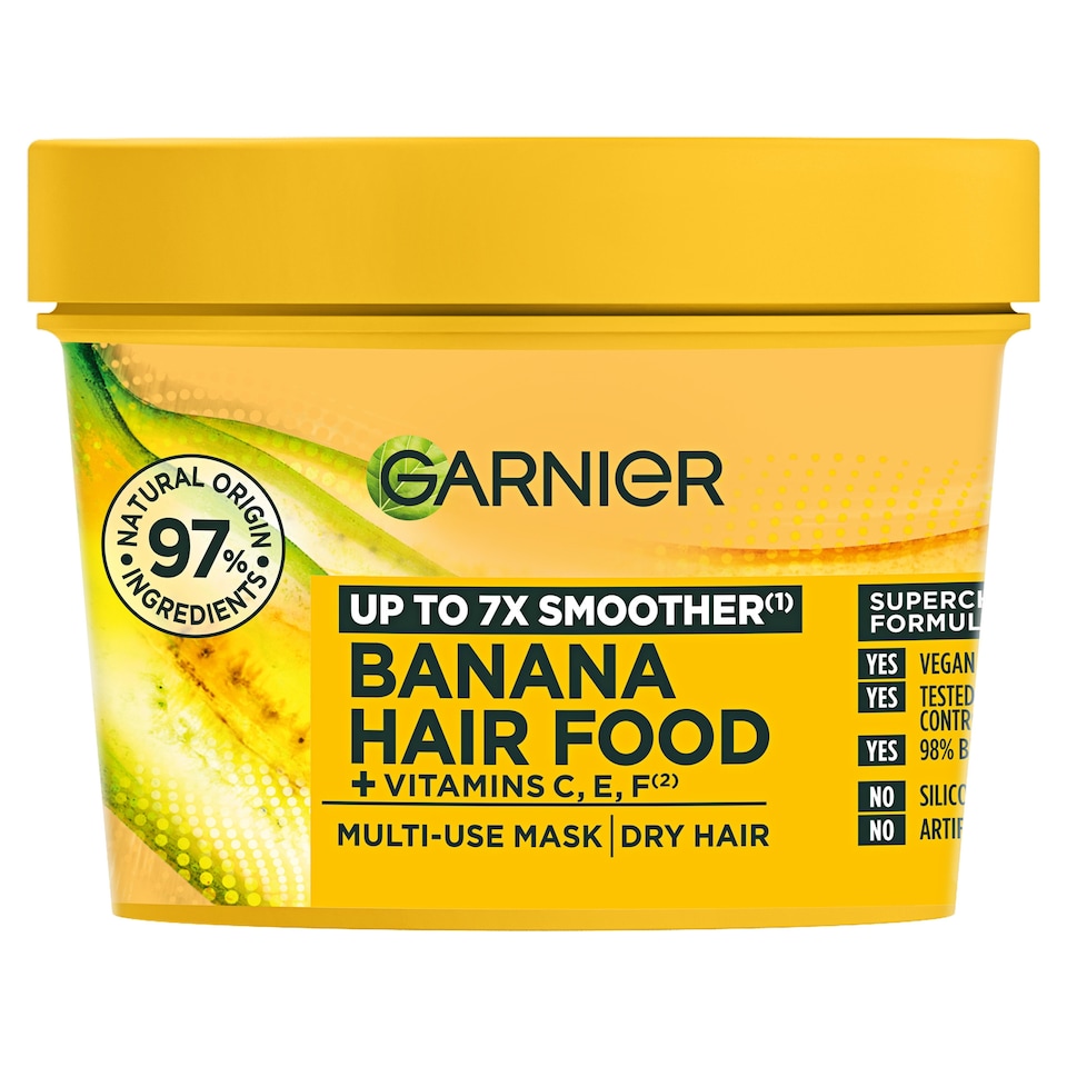 image 1 of Garnier Ultimate Blends Hair Food Banana 3in1 Mask 400ml