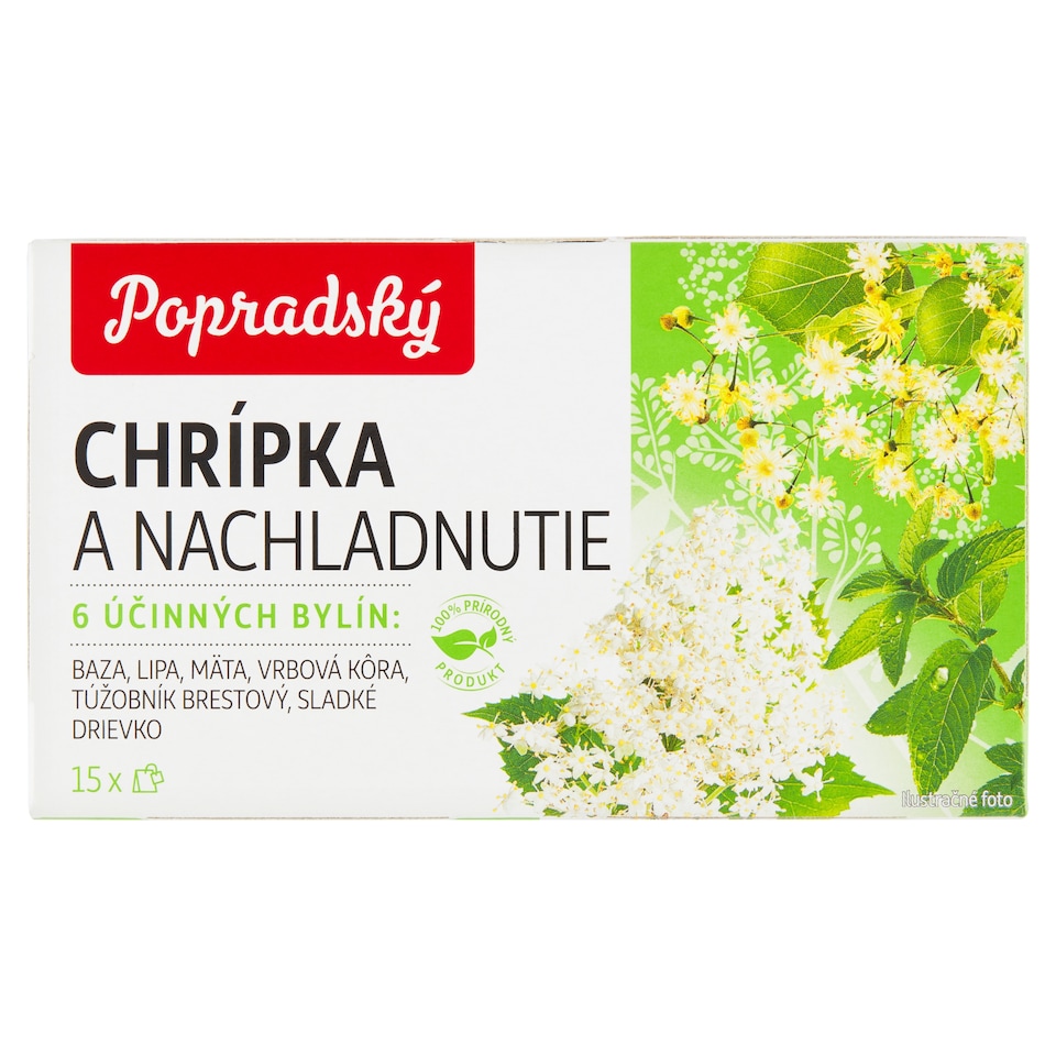 obrázok 1 z Popradský Chrípka a nachladnutie bylinný čaj 22,5 g