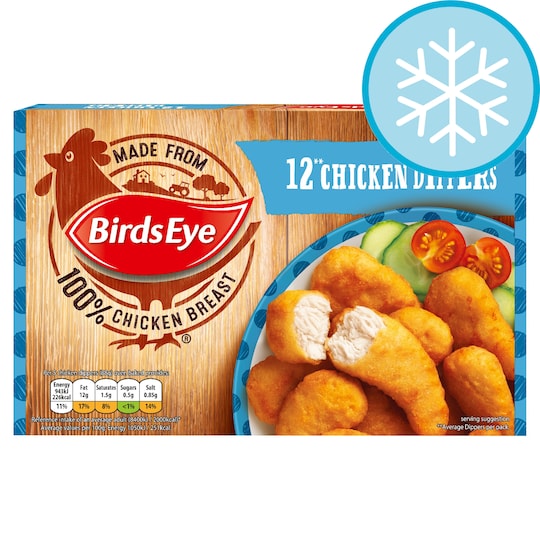 Birds Eye 12 Chicken Dippers 220G Tesco Groceries