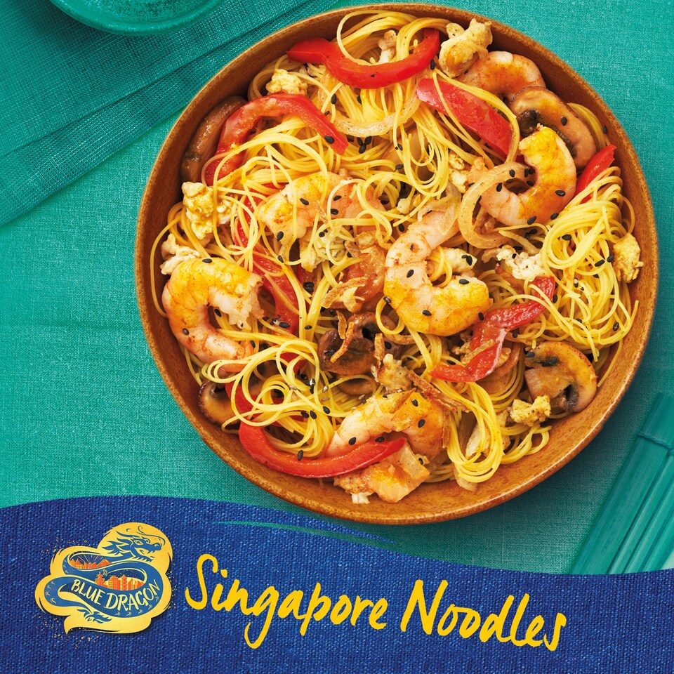 image 1 of Blue Dragon Singapore Noodle Cooking Kit 165G