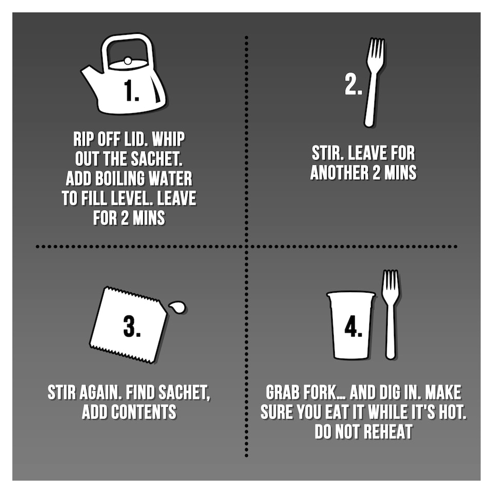 image 1 of Pot Noodle Bombay Bad Boy Instant Noodles King Pot 114g