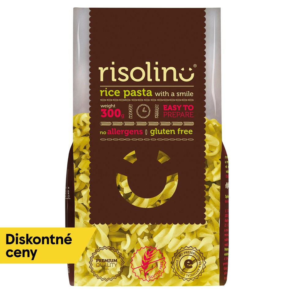 Risolino Fusilli Rice Pasta Naturally Gluten Free 300 g