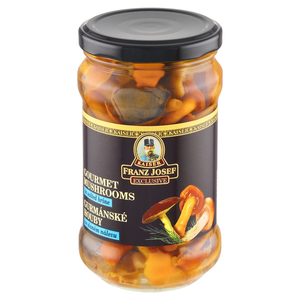 image 1 of Franz Josef Kaiser Exclusive Gourmet Mushrooms in Salted Brine 280 g
