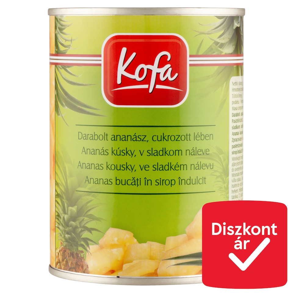 image 1 of Kofa Chopped Pineapple in Syrup 565 g