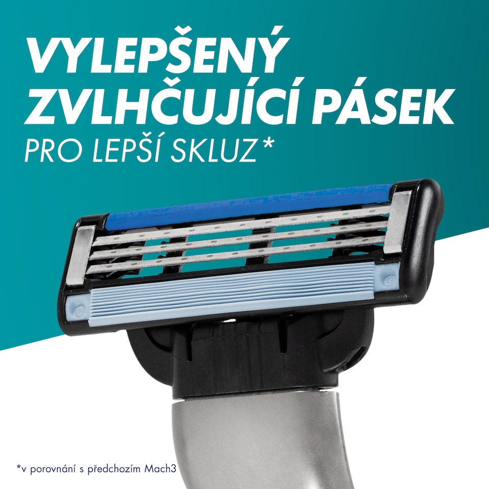 Obrázek 1 pro produkt Gillette Mach3 Náhradní Holicí Hlavice Pro Muže,Gillette Se 3 Břity
