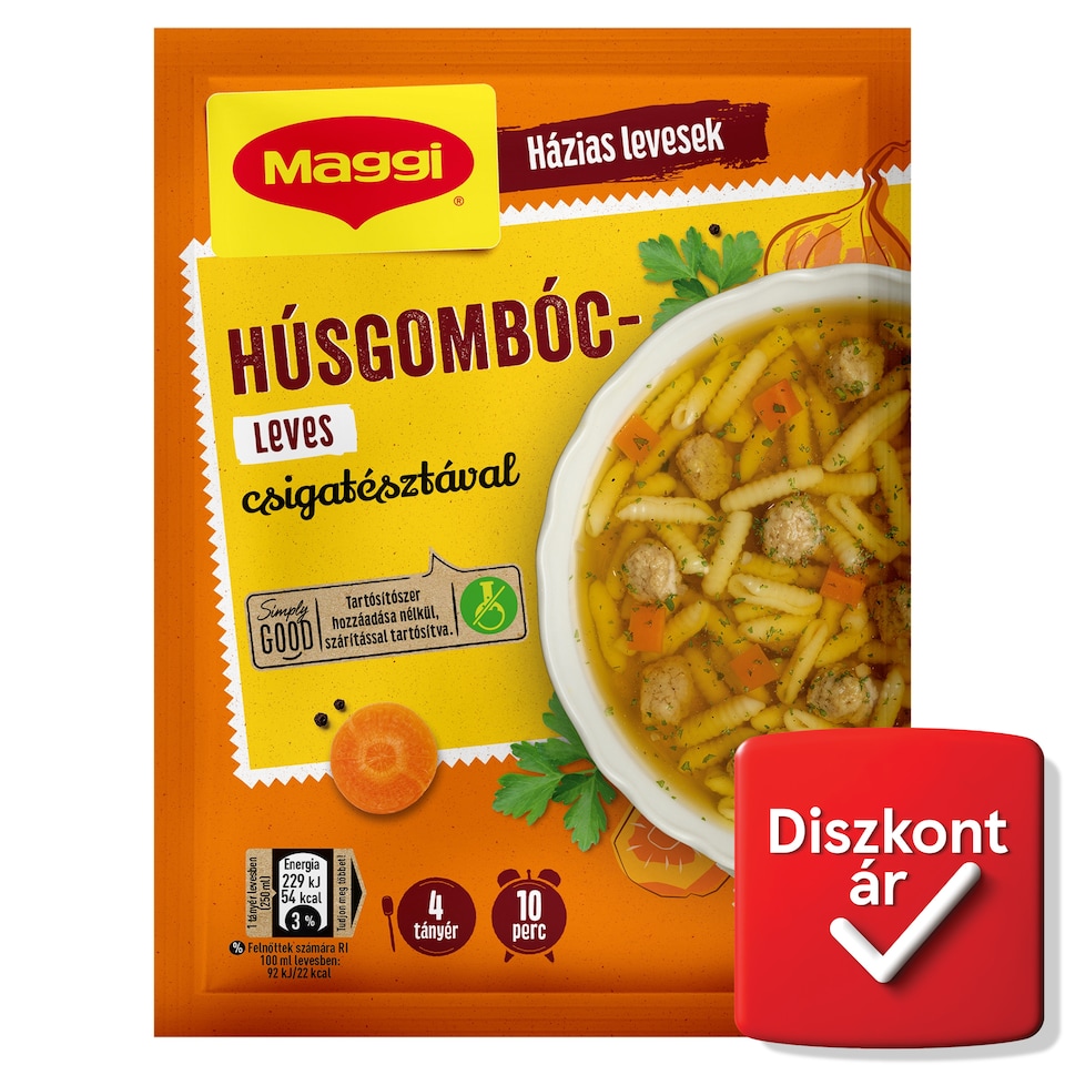 Maggi húsgombócleves csigatésztával 62 g