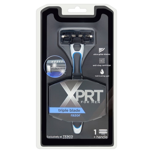 Xprt. For Men Triple Blade Razor Tesco Groceries
