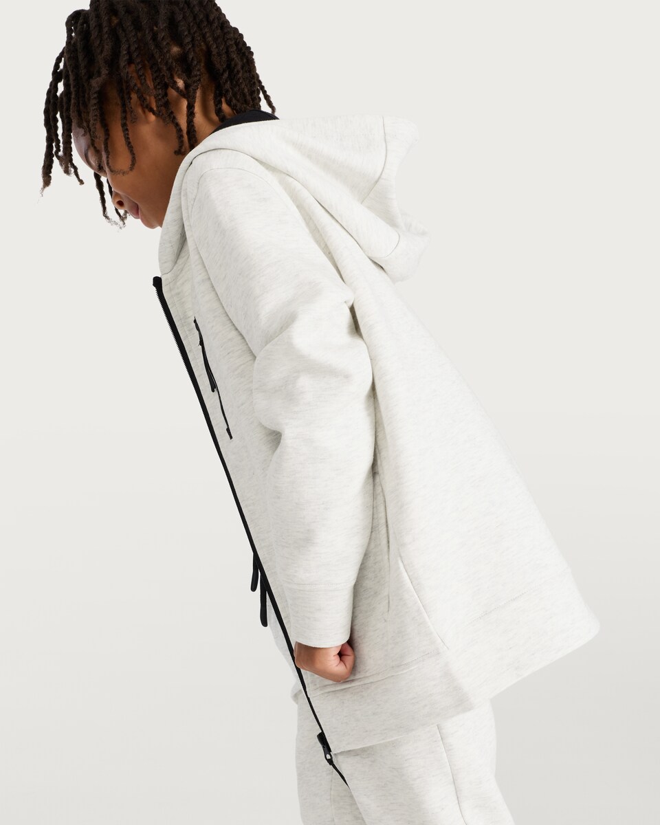 image 1 of 9 Peaks Cotton Rich Zip Up Hoodie in Grey