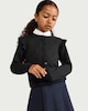 image 2 of F&F School Girls Pure Cotton Cardigan in Grey