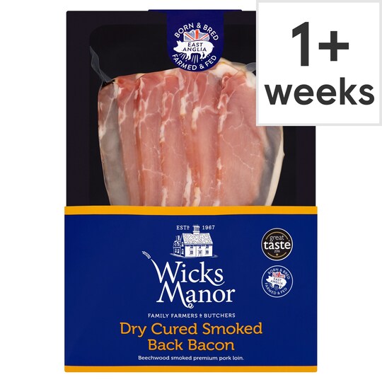 Wicks Manor Smoked Back Bacon Tesco Groceries