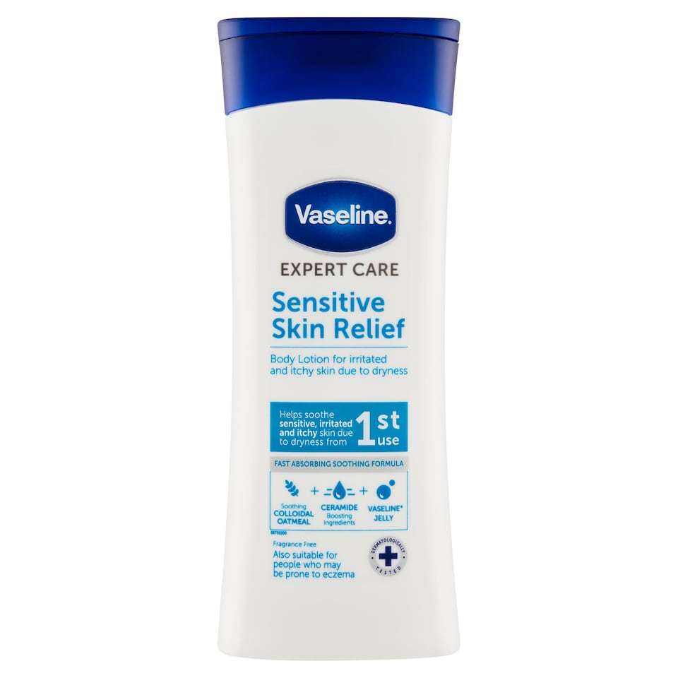 Vaseline Expert Care Sensitive Skin Relief telové mlieko 400 ml