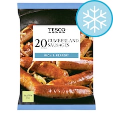 Tesco 20 Cumberland Sausages 900G