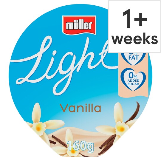 Muller Light Vanilla Yogurt 160G Tesco Groceries