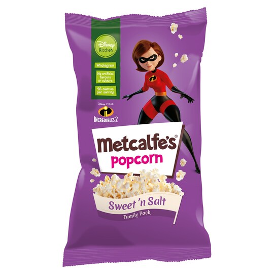 Metcalfe's Popcorn Disney Swt 'n Salt 120g Tesco Groceries