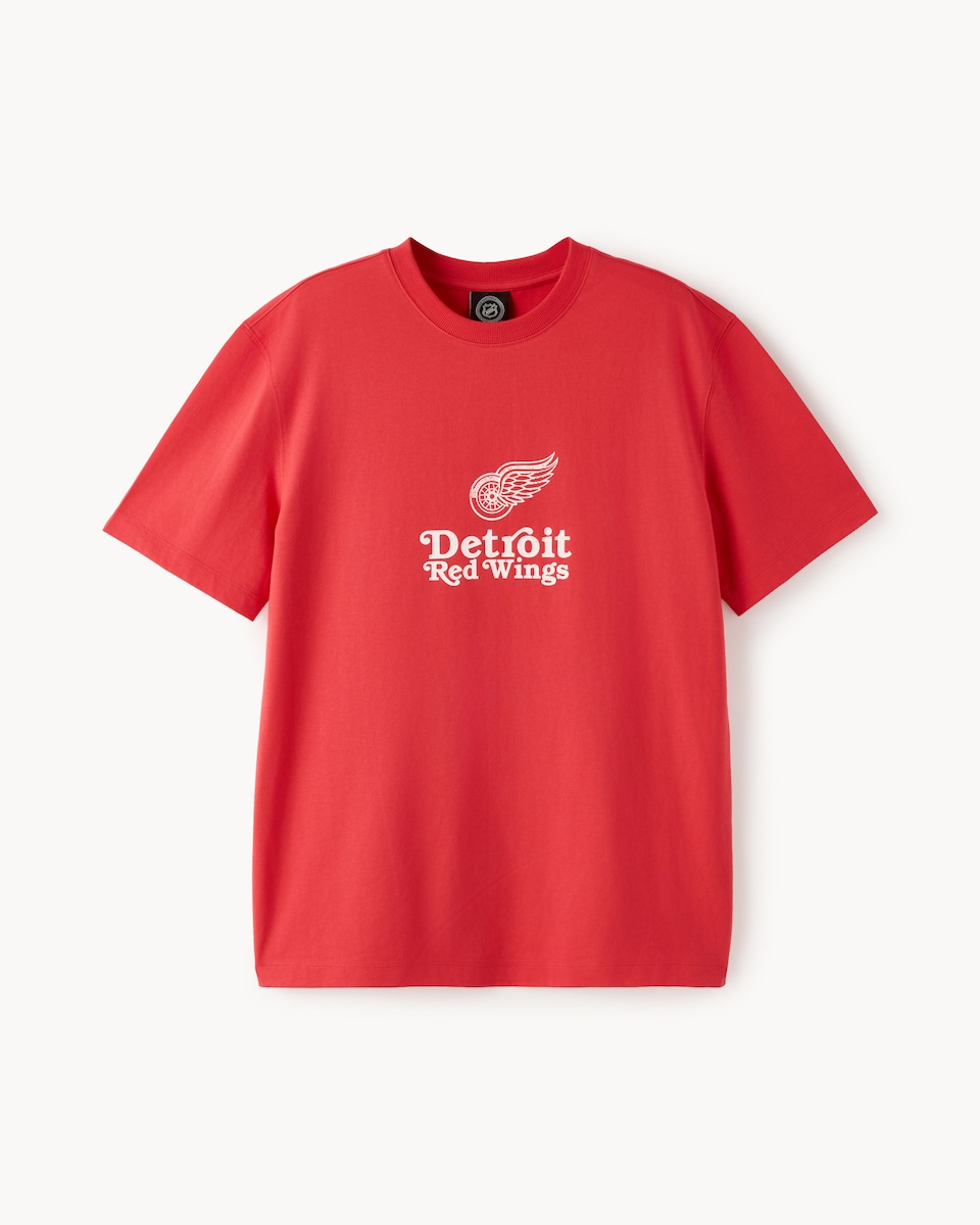 image 1 of NHL Pure Cotton Printed T-Shirt in Red