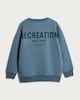 image 5 of F&F Active Cotton Rich Athl. Dept. Slogan Sweatshirt in Blue