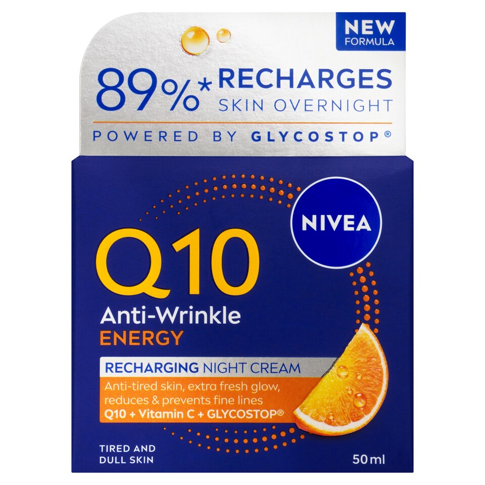 image 1 of Nivea Q10 Energy Recharging Anti-Wrinkle Night Cream 50 ml