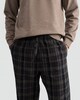 image 2 of F&F Cotton Rich Sweatshirt and Check Print Bottom Pyjamas in Grey