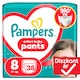 Pampers Active Baby Bugyipelenka, Méret: 8, 38 db Pelenka, 17kg+  1. kép