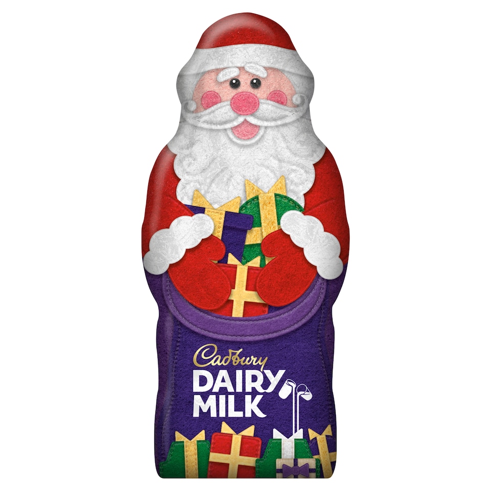 Cadbury Dairy Milk Chocolate Xmas Santa Hollow 100g