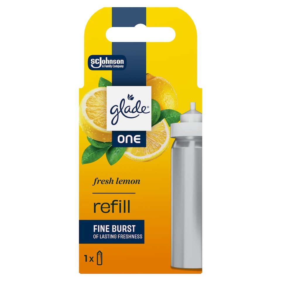 image 1 of Glade ONE Refill Fresh Lemon 13ml