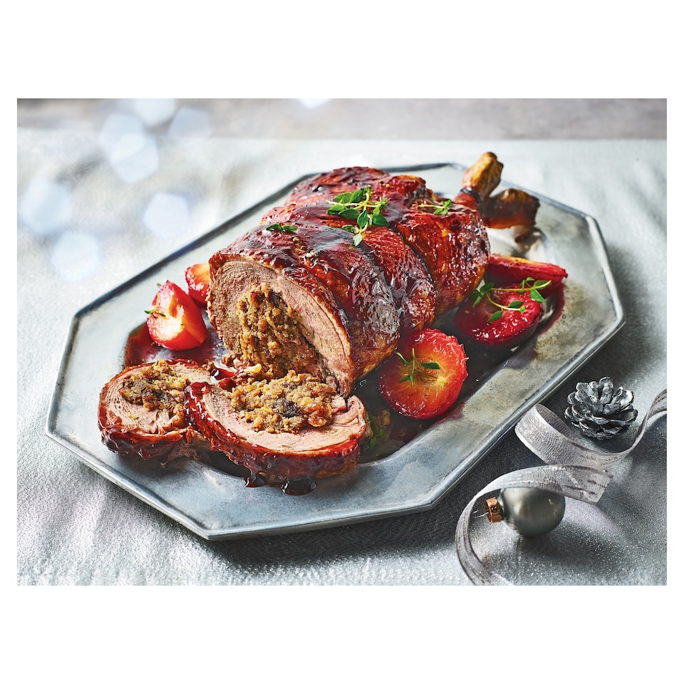 image 1 of 53. Tesco Finest Easy Carve Duck with a Pork, Balsamic & Plum Stuffing 1.6kg (Serves 6)